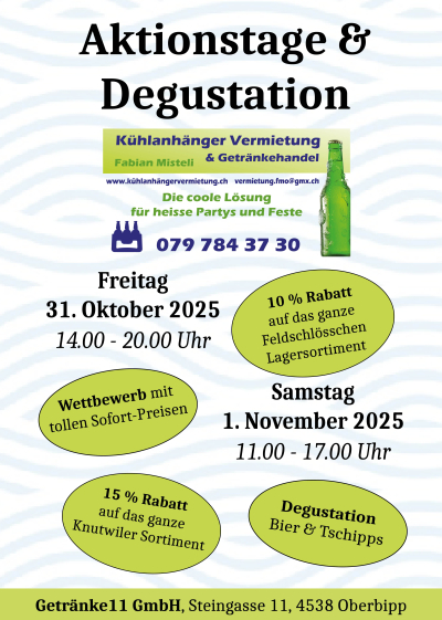 Aktionstage & Degustation