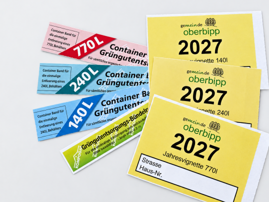 Grüngutjahresvignetten 2027