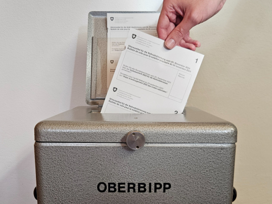 Abstimmungsergebnisse Oberbipp 14.06.2026