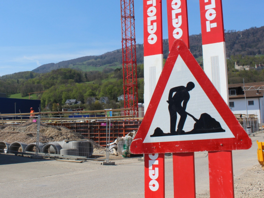 Information Baustart Umlegung Wasserleitung Weihergasse