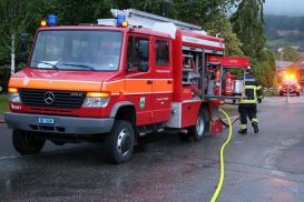 Hauptübung der Feuerwehr – kurzzeitige Strassensperrung