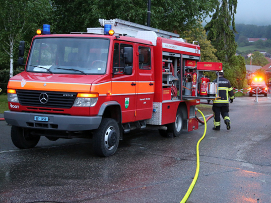 Hauptübung der Feuerwehr – kurzzeitige Strassensperrung